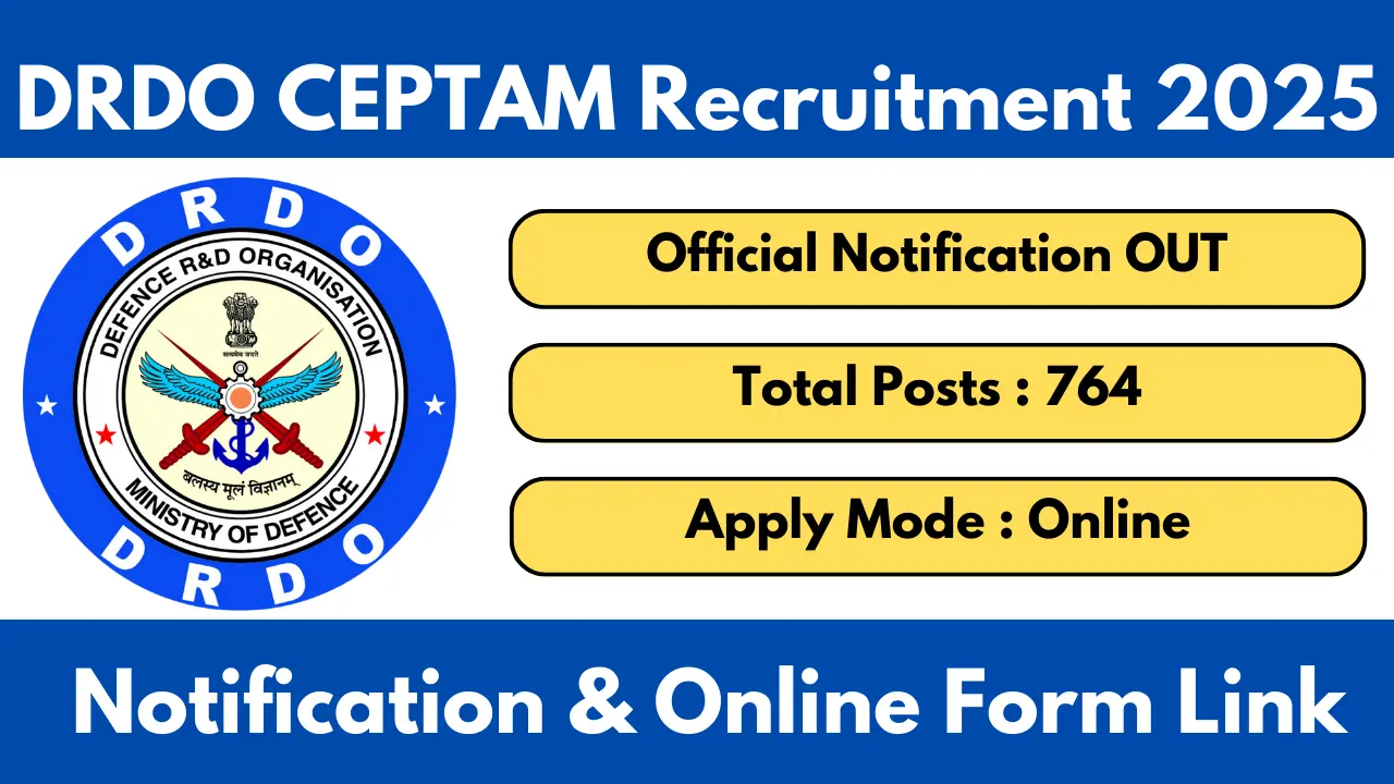 DRDO CEPTAM 11 Recruitment 2025